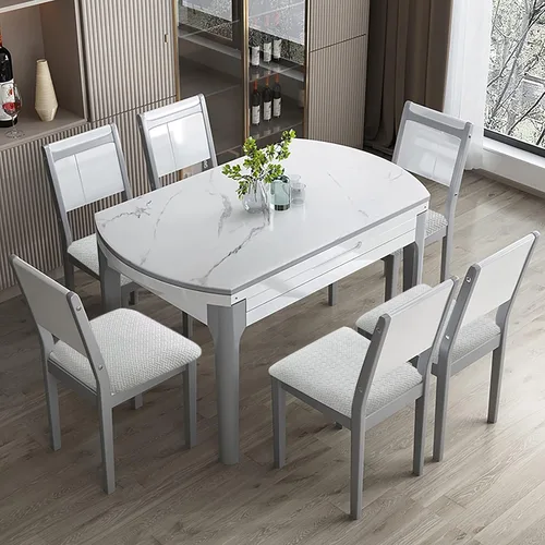 Miniatura 2 de Genina Fundas de asiento impermeables para sillas de comedor, fundas de asiento de silla de comedor, fundas de asiento de cocina, fundas de asiento