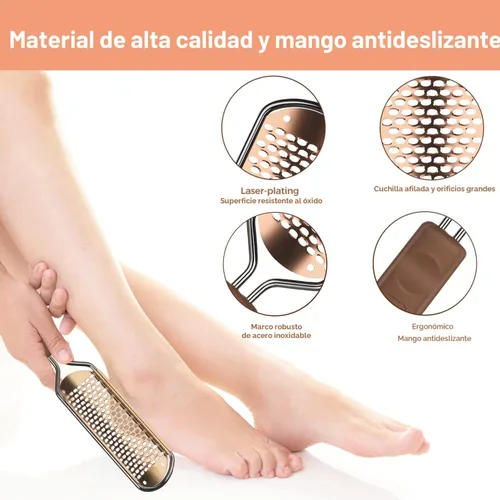 Miniatura 2 de Lima para Pies Raspador de Pies Pedicura - Removedor de Callos para Pies Easkep Rallador Profesional Raspa Raspador de Pies Removedor de Callos