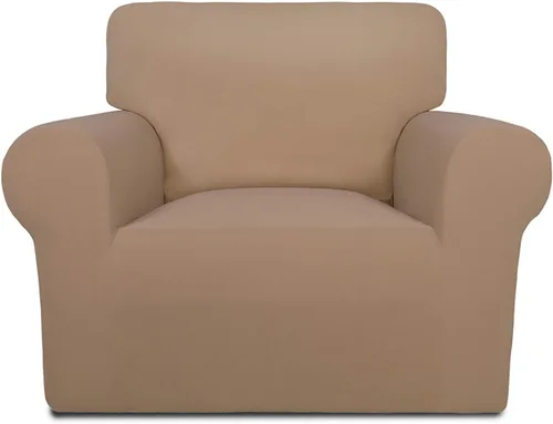 Miniatura 150 de PureFit - Funda superelástica con bolsillo p/protección de sofá/sillón - Suave cubierta de elastano antideslizante, lavable, c/base elástica, apta