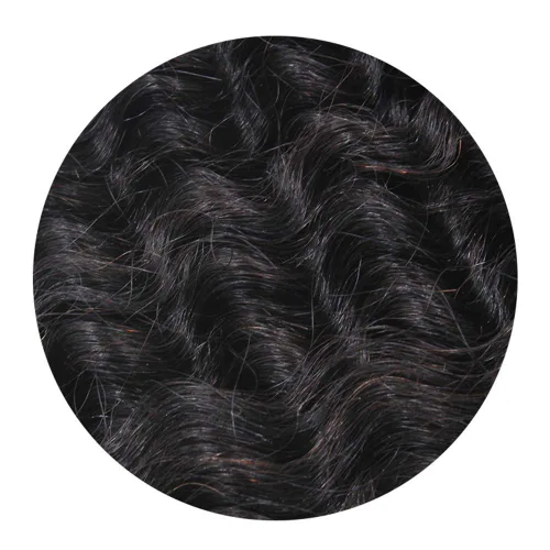 Miniatura 4 de Extensión de cabello humano rizado profundo con micro bucle, cabello Remy brasileño, rizado con micro cuentas, extensiones de cabello con anillo