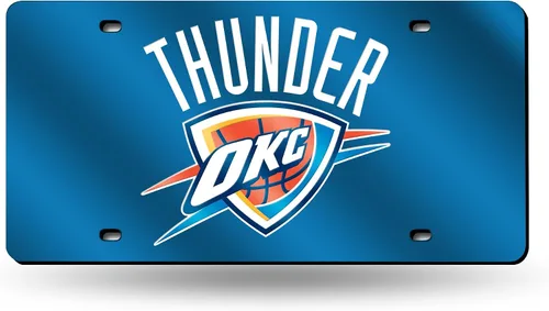 Miniatura 40 de Rico Industries Placa de matrícula metálica con incrustaciones láser de la NBA