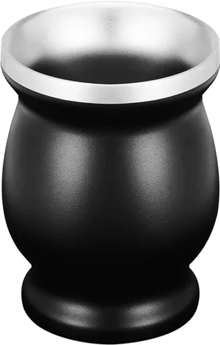 Miniatura 2 de LA FEE Yerba Mate Juego de Calabaza Natural/Taza de Té Marrón (Taza de Mate Tradicional Original - 8 Onzas), Incluye Bombilla de Yerba Mate