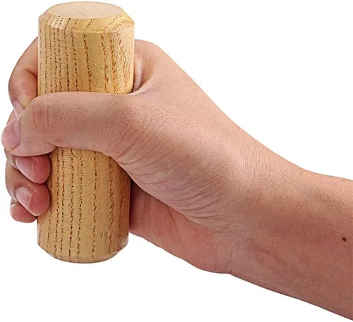 Miniatura 6 de Alnicov Instrumento de percusión de martillo de arena,Maracas de ritmo natural de madera,Adecuado para el rendimiento de Kahun Drum Guitar Ukelele