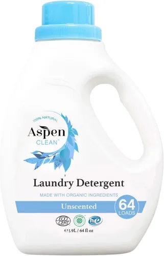 Miniatura 11 de AspenClean Detergente natural para ropa lavanda y citronela, 100% natural, orgánico, detergente líquido HE para ropa, vegano, libre de crueldad
