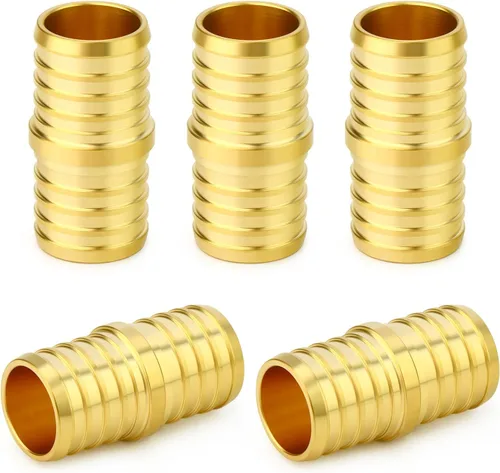 Miniatura 41 de GASHER 10 piezas sin plomo latón 1 "acoplamiento Pex, accesorios Pex de 1 pulgada para tubería Pex