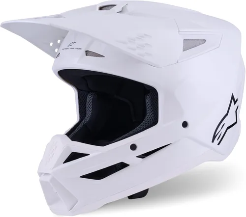 Miniatura 2 de Alpinestars SM3 sólido motocross y casco todoterreno ECE06/DOT Blanco (White Glossy)