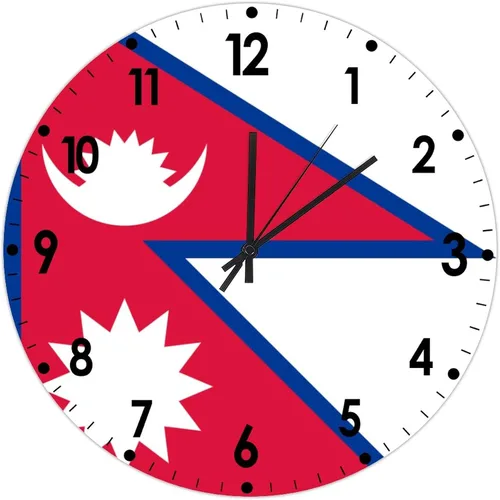 Miniatura 33 de Cheyan Reloj de pared con bandera de Canadá de 12 pulgadas, silencioso, sin tictac, de PVC, funciona con pilas, reloj redondo decorativo, regalo