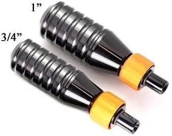 Miniatura 3 de Cheyenne Hawk Tattoo Machine Grip Sleeve ajustable, 0.866 in, color negro