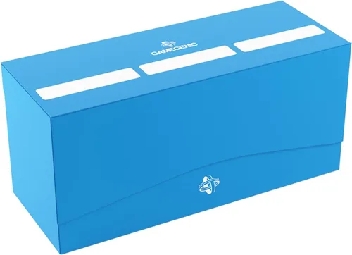Gamegenic Soporte de triple cubierta 300+ XL - Solución de almacenamiento compacta para tres mazos o 300 cartas de doble manga, incluye tres Azul