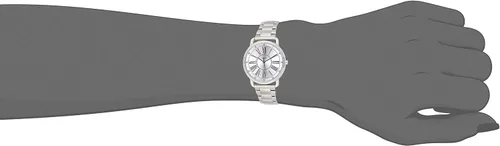 Miniatura 4 de GUESS Reloj analógico clásico de cuarzo para mujer con correa de acero inoxidable W1148L1 plateado Reloj de cuarzo