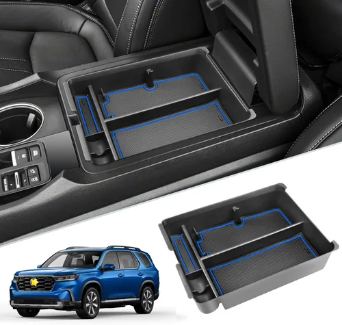 Miniatura 11 de SKTU Organizador de consola central para Honda Pilot 2025 2026 Pilot/2024-2026 Bandeja de reposabrazos para pasaporte 2025 2026 Bandeja de consola