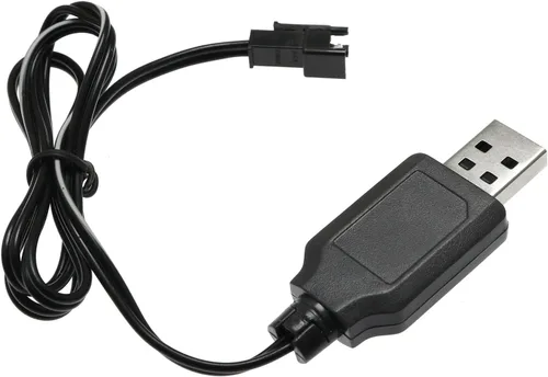 Miniatura 2 de 6.0V 250mA cargador USB Cable adaptador de corriente para 6V 700mAh Ni-cd batería 4WD versión antigua acrobacias anfibias RC Vehículo/SM-2P 6V USB