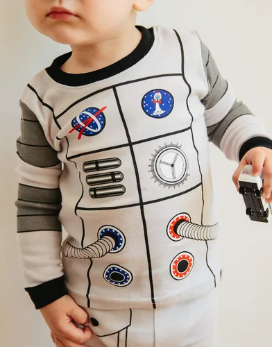 Miniatura 3 de VAENAIT BABY Toddler Kids Boys Girls 100% Cotton Jaws Truck Dino Snug fit Sleepwear Pajama Pjs Set