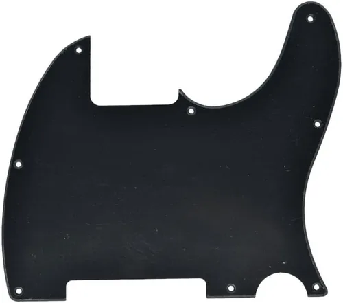 Miniatura 13 de KAISH Golpeador de 8 agujeros, liso, para guitarra Telecaster Esquire, perla de abulón