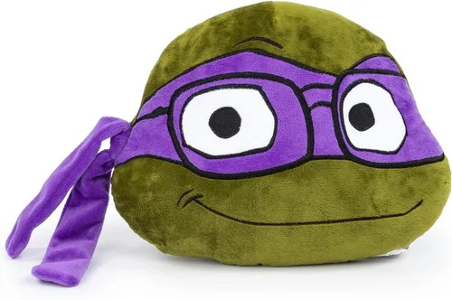 Miniatura 5 de Jay Franco Nickelodeon Teenage Mutant Ninja Turtles Mutant Mayhem Leonardo Nogginz - Juego de manta y almohada de felpa de 40 x 50 pulgadas, juego