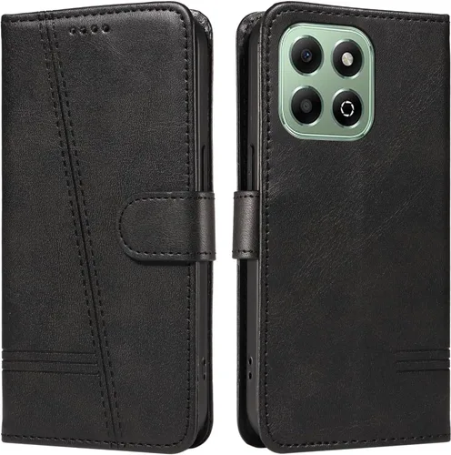 Miniatura 21 de Funda con tapa para Huawei Nova Lite 3, protección de 360 grados, a prueba de golpes, de piel sintética, con función atril y 3 ranuras