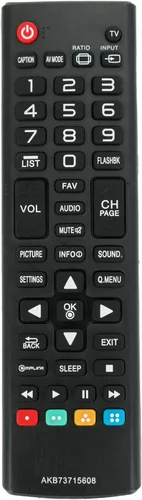 AKB73715608 Reemplazo remoto para LG TV 32LN520B 32LN5300 42LN5300 42LN5400 42LN5200 42PN4500 50PN4500 50PN5300 32LN5444 1C 47L N541C 55LN541C