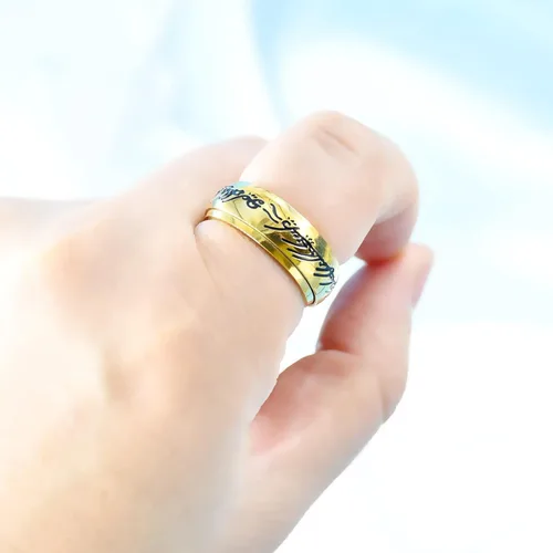 Miniatura 5 de Anillo de poder para hombres y mujeres, anillo para ansiedad de Lord of the Rings