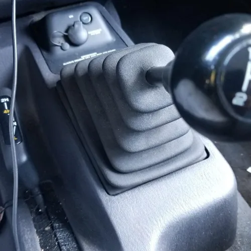 Miniatura 7 de TonGass Paquete de 2 biseles de cambio de transmisión manual compatibles con Jeep Cherokee/Wrangler, color negro