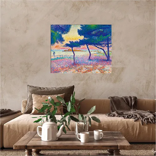 Miniatura 168 de A&T ARTWORK Campo de trigo con cipreses de Van Gogh Las reproducciones de arte clásico mundial, impresiones en lienzo giclée para decoración