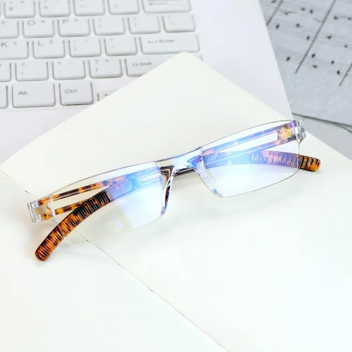 Miniatura 5 de VisionGlobal 2 pares de gafas de lectura, gafas con bloqueo de luz azul, gafas de lectura para computadora para mujeres y hombres, montura cuadrada