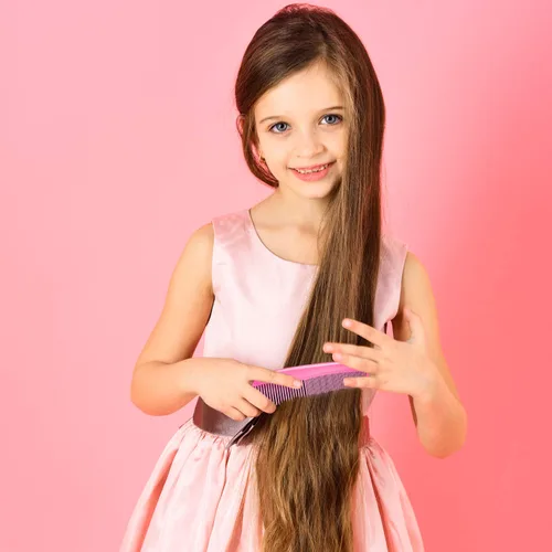Miniatura 6 de Leinuosen Set de 12 piezas de peines de bolsillo de plástico de dientes finos para peinado para mujeres y hombres, Peines para cabello