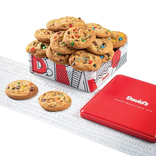 Miniatura 11 de David's Cookies Galletas recién horneadas – Deliciosa variedad suave hecha a mano – Exquisito regalo gourmet para amigos y familiares en ocasiones