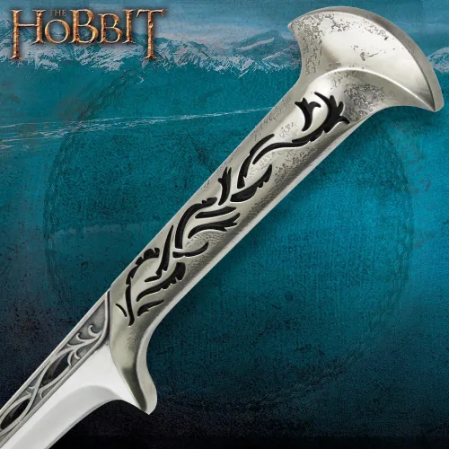 Miniatura 6 de United Cutlery UC3042 Espada de Thranduil 'The Hobbit' Producto oficial Pantalla de pared de madera Certificado de autenticidad 41 7/8