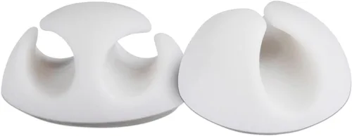 Miniatura 6 de Prácticos clips para cables – Soportes para cables compactos y adhesivos para organización de cables – Protectores de cables con respaldo adhesivo
