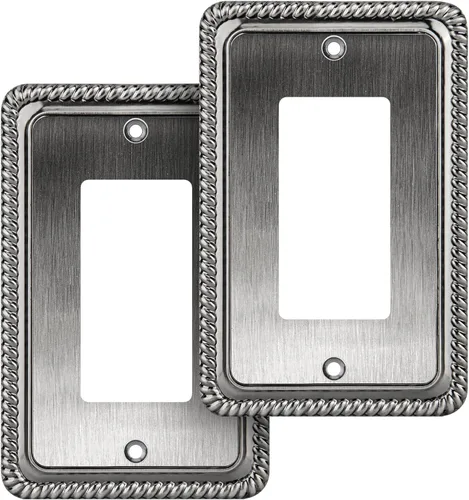 Miniatura 14 de Henne Bery Placa Decorativa de Pared con Borde de Cuerda Placa de Interruptor Cubierta de Tomacorriente