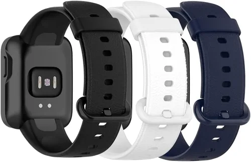Miniatura 12 de Senter Correas de repuesto de goma suave premium de liberación rápida para Xiaomi MI Watch Lite/Redmi Watch Smart Watch Rojo