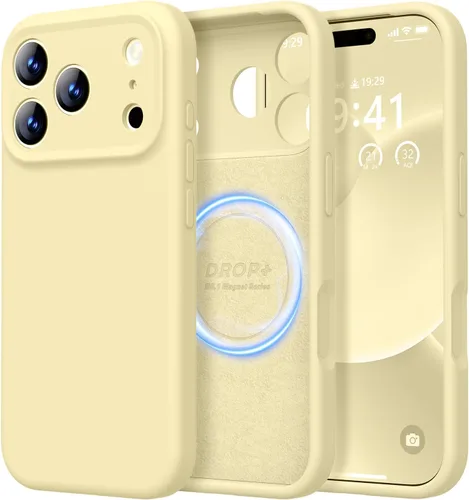 Miniatura 182 de LOVE 3000 Compatible con Funda para iPhone 15, [Cámara de Cobertura Completa de Silicona Suave] [Protección contra Caídas de 8 pies], Forro de Negro