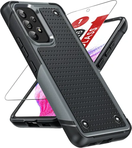 Miniatura 25 de LeYi Funda para Galaxy S21 FE-5G: Funda Samsung S21 FE con protector de pantalla, doble capa protectora de policarbonato duro y TPU suave Android