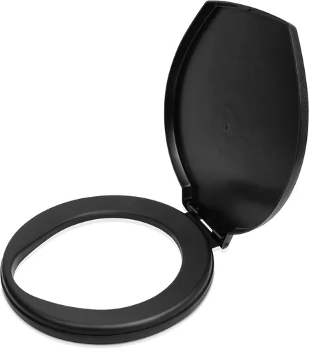 Miniatura 7 de Asiento de inodoro portátil para cubo de 5 galones de emergencia al aire libre, camping, a presión, funda de inodoro para adultos y niños