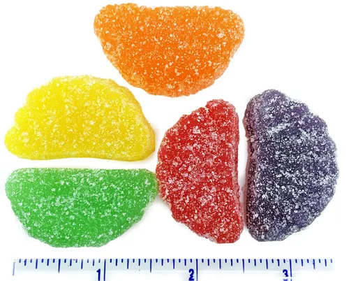 Miniatura 3 de SweetGourmet - Rodajas de frutas surtidas Caramelos de gelatina a granel 1 libra