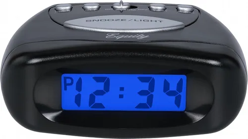 Miniatura 4 de Equity by La Crosse Reloj despertador LCD Snooze, negro
