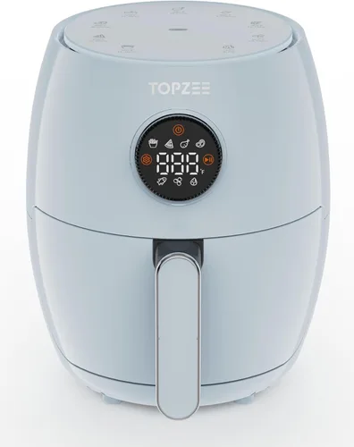 Miniatura 6 de Freidora de aire pequeña de 2.1 cuartos de galón - Mini freidora de aire digital compacta con 7 ajustes preestablecidos, 98% menos de aceite