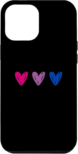 Miniatura 25 de Funda para iPhone 12/12 Pro Bisexual Pride Hearts Bi Pride Flag