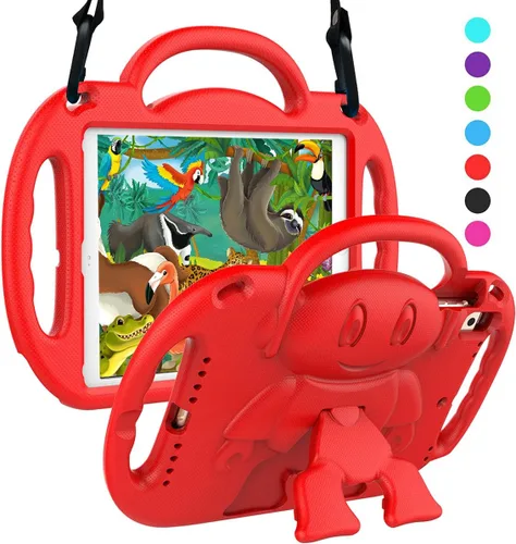 Miniatura 10 de SUPLIK Funda para niños para iPad de 5ª/6ª generación (9.7 pulgadas, 2017/2018), iPad Air 1 y Air 2 y Pro 9.7 Funda para niños con correa