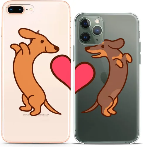 Miniatura 14 de Fundas a juego para parejas compatibles con iPhone 16 15 14 13 12 11 Pro Max Mini Xs X 6s 8 Plus 7+ Xr 10 SE 5 Love Her His Quote Funda de silicona