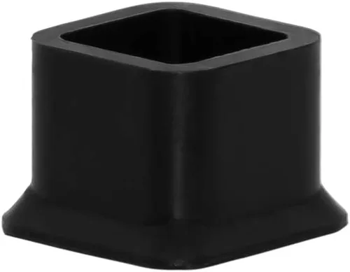 Miniatura 10 de Flyshop Tapas cuadradas de goma antideslizantes para patas de silla, protectores de suelo para muebles, 1-3/8 pulgadas x 1-3/8 pulgadas, color negro