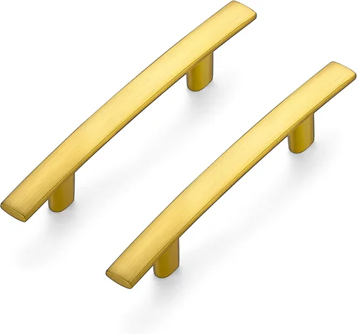Miniatura 15 de Ravinte Paquete de 1 tirador curvado de gabinete de 5-3/16 pulgadas color negro mate para cajones de cocina, manijas de arco de gabinete de 5-3/16