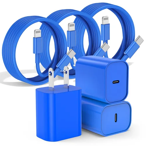 Miniatura 9 de Fashia Cargador rápido para iPhone, cable Lightning de carga rápida de 10 pies, para iPhone 14, 13, 12 Pro Max, carga rápida con bloque de cargador