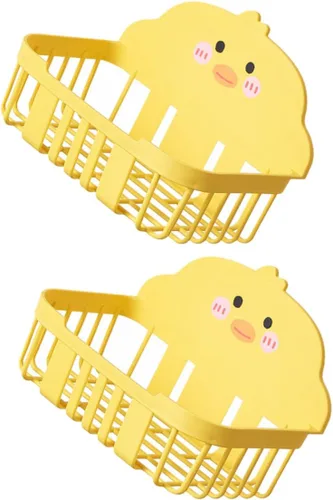 Miniatura 10 de Uonlytech Soporte para toallas de papel amarillo, 2 piezas, soporte de papel higiénico, estante de pañuelos para baño, soporte para pañuelos montado