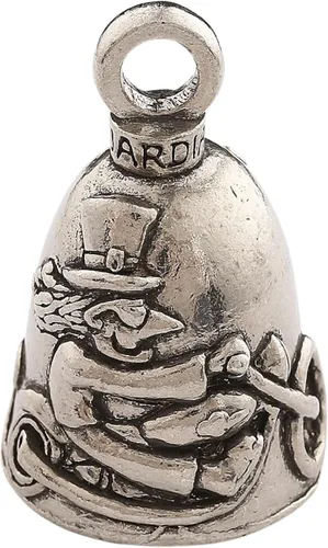 Miniatura 18 de Campana de buena suerte contra el mal de ojo de Guardian Bell con llavero y bolsa de regalo de terciopelo negro Regalo de buena suerte de peltre