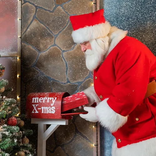 Miniatura 7 de Harloon Kit de Escritura de 150 Piezas Carta a Santa Lista de Deseos de Navidad Muñeco de Nieve Elfo Papel de Carta Navideño Papelería