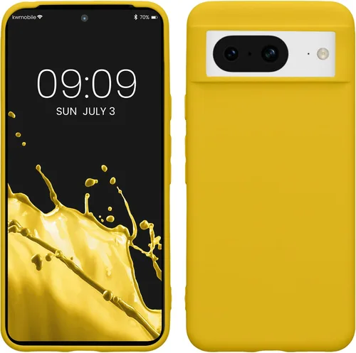 Miniatura 96 de kwmobile Funda compatible con Google Pixel 7 - Funda de silicona TPU con acabado suave - Piedra antigua
