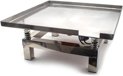 mini tabla de vibración del acero inoxidable de los 50x50CM, plataforma vibratoria concreta de la vibración del bloque de prueba del bloque de