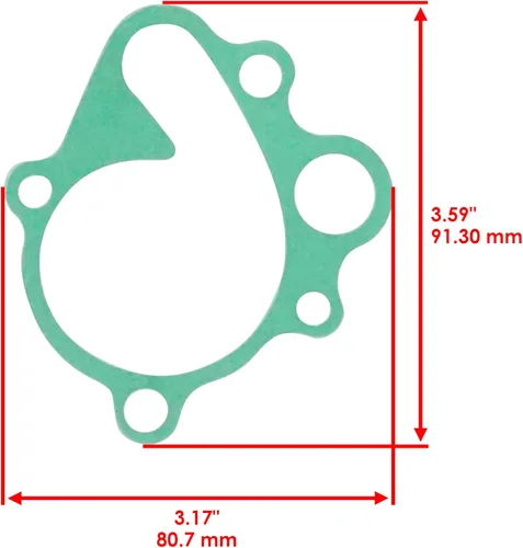 Miniatura 3 de Caltric Kit de reparación de bomba de agua compatible con Honda Trx250R Fourtrax 250 2X4 1986 1987 1988 1989