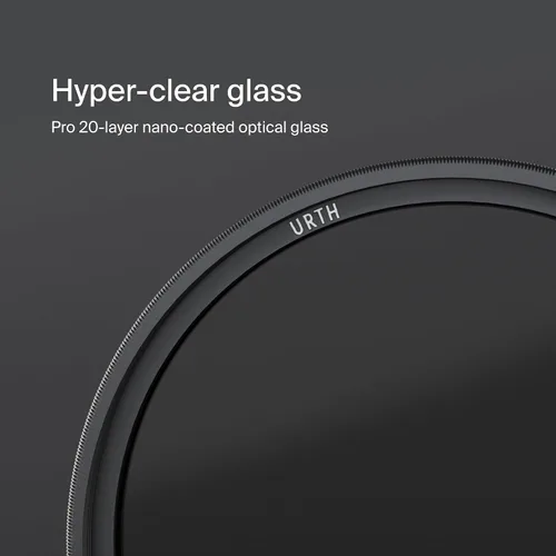 Miniatura 3 de Urth Filtro de lente ND8 graduado suave de 1.457 in (Más): 3 paradas, vidrio óptico HD de 20 capas con revestimiento nano suave de densidad neutra